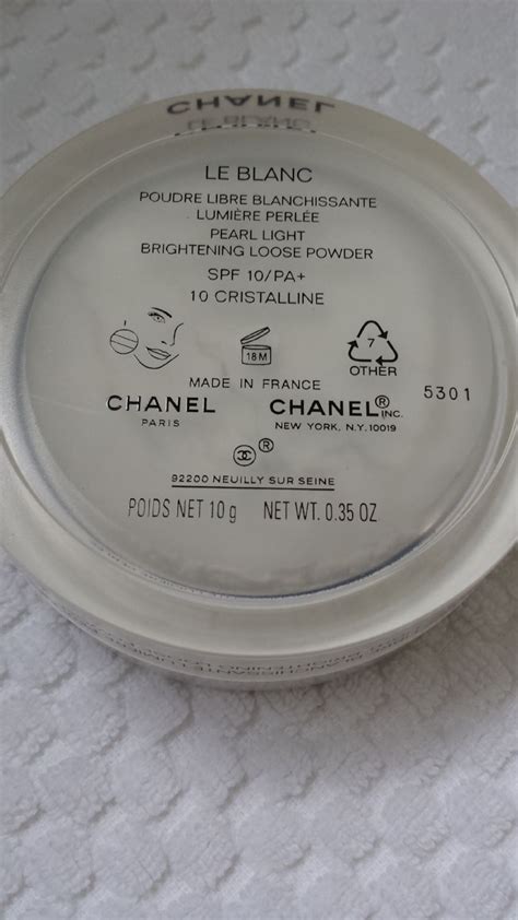 chanel le blanc pearl light brightening loose powder review|CHANEL Le Blanc Illuminating Brightening .